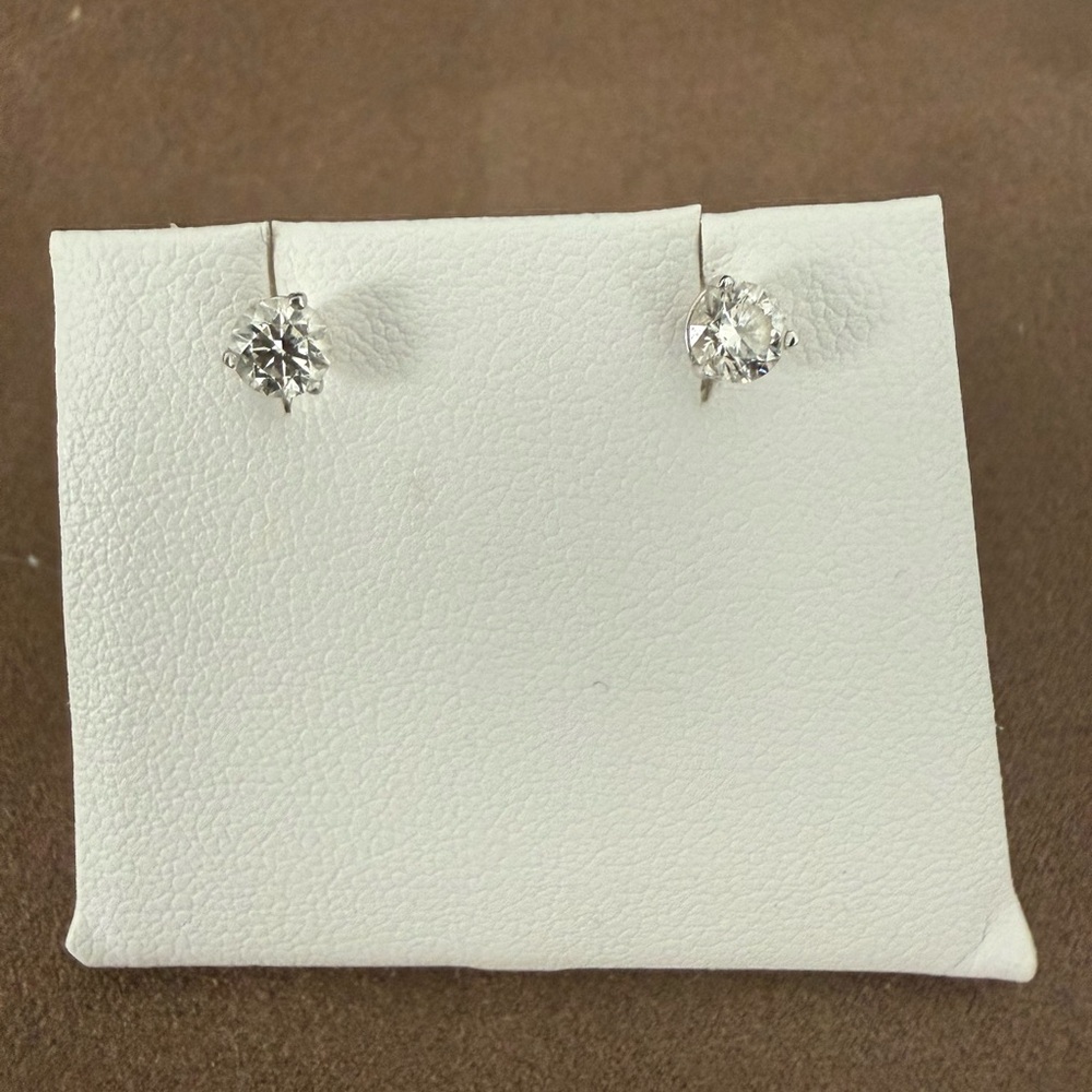 GIA CERT .60 CTW Diamond Stud Earrings